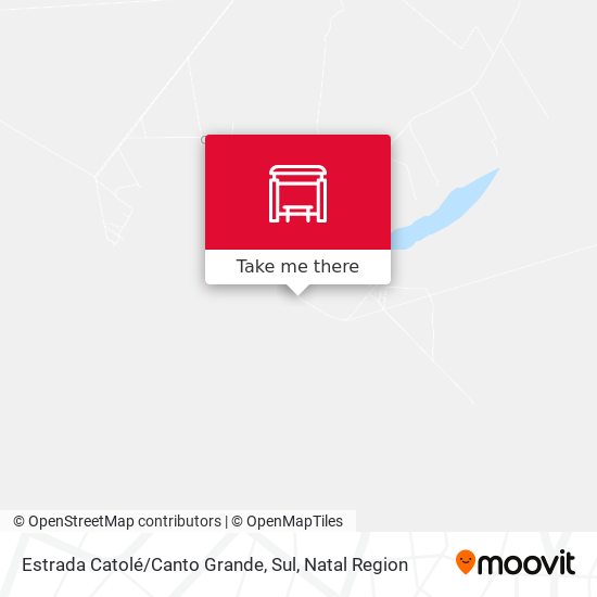 Estrada Catolé / Canto Grande, Sul map