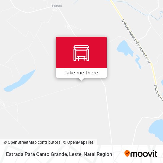 Estrada Para Canto Grande, Leste map
