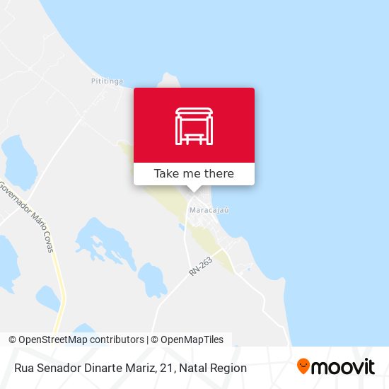 Rua Senador Dinarte Mariz, 21 map