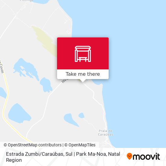 Estrada Zumbi / Caraúbas, Sul | Park Ma-Noa map