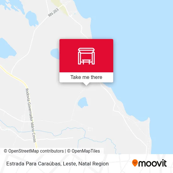 Estrada Para Caraúbas, Leste map