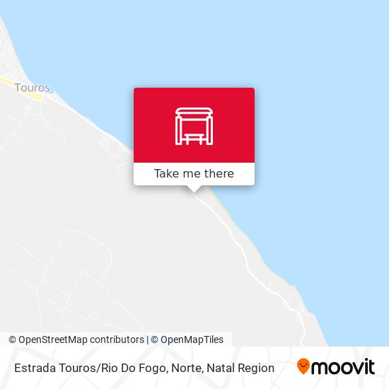 Estrada Touros / Rio Do Fogo, Norte map