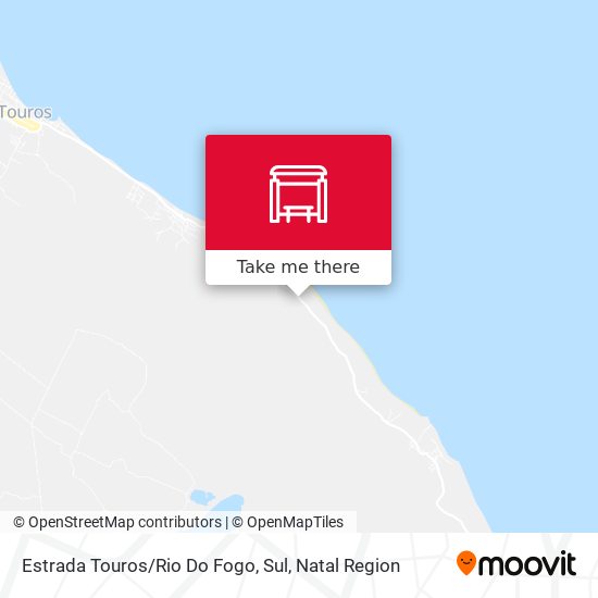 Estrada Touros / Rio Do Fogo, Sul map