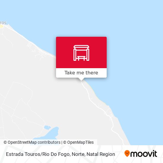 Estrada Touros / Rio Do Fogo, Norte map
