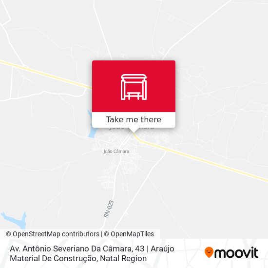 Av. Antônio Severiano Da Câmara, 43 | Araújo Material De Construção map