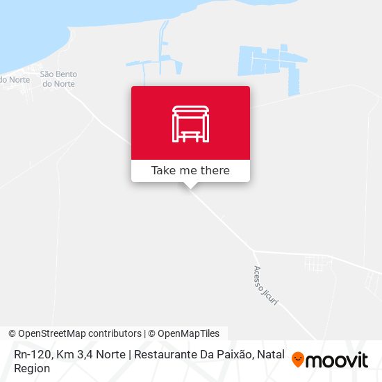 Mapa Rn-120, Km 3,4 Norte | Restaurante Da Paixão