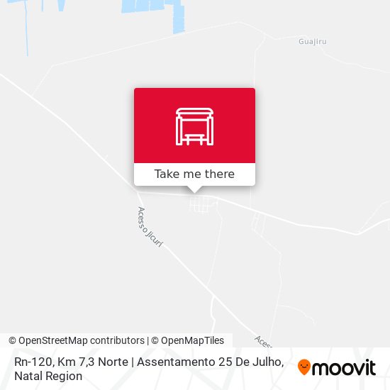 Mapa Rn-120, Km 7,3 Norte | Assentamento 25 De Julho