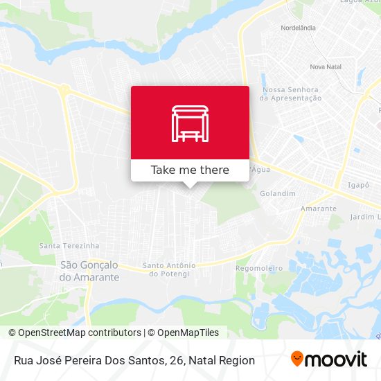 Rua José Pereira Dos Santos, 26 map