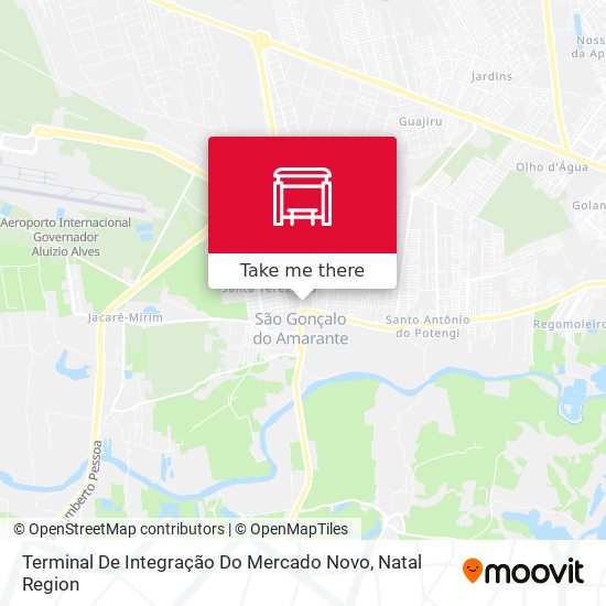 Terminal De Integração Do Mercado Novo map