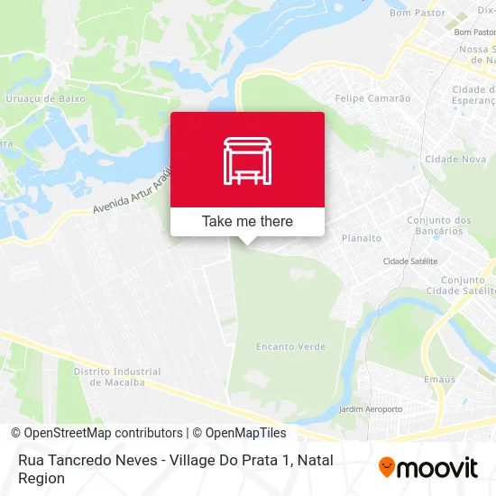 Rua Tancredo Neves - Village Do Prata 1 map