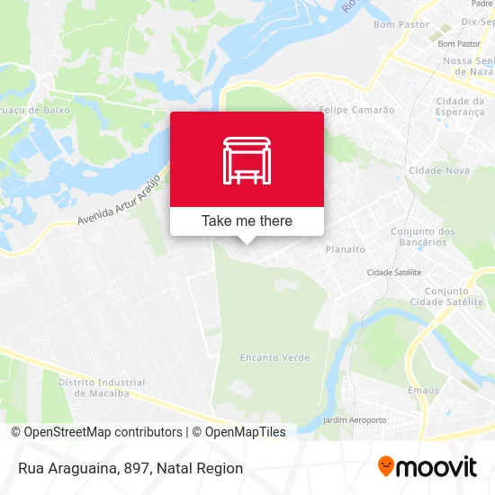 Rua Araguaina, 897 map