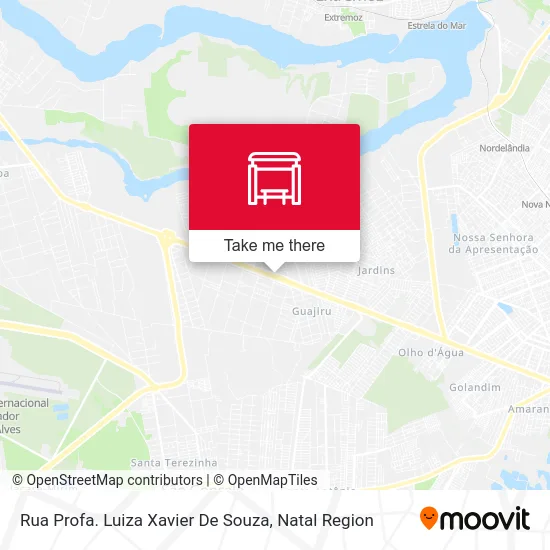 Rua Profa. Luiza Xavier De Souza map