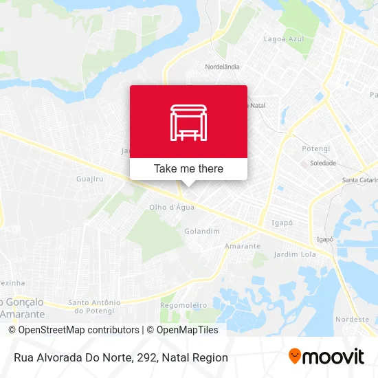 Rua Alvorada Do Norte, 292 map