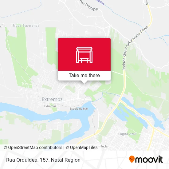 Rua Orquídea, 157 map