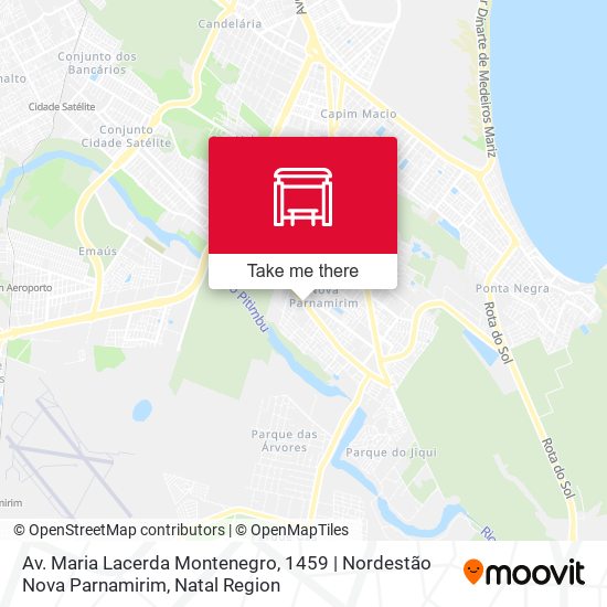 Av. Maria Lacerda Montenegro, 1459 | Nordestão Nova Parnamirim map