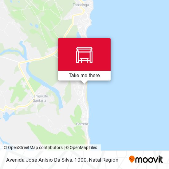 Avenida José Anísio Da Silva, 1000 map