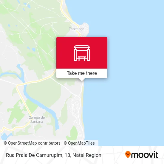 Rua Praia De Camurupim, 13 map