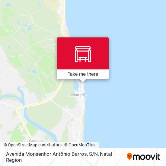 Mapa Avenida Monsenhor Antônio Barros, S / N