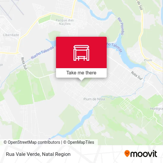 Rua Vale Verde map