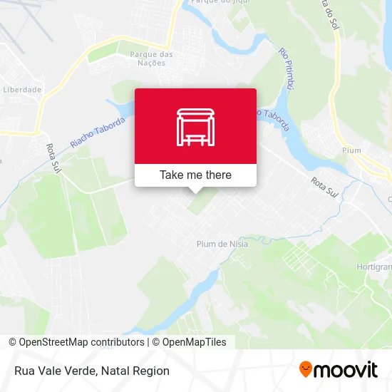 Rua Vale Verde map