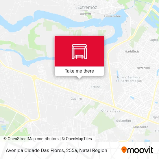 Avenida Cidade Das Flores, 255a map