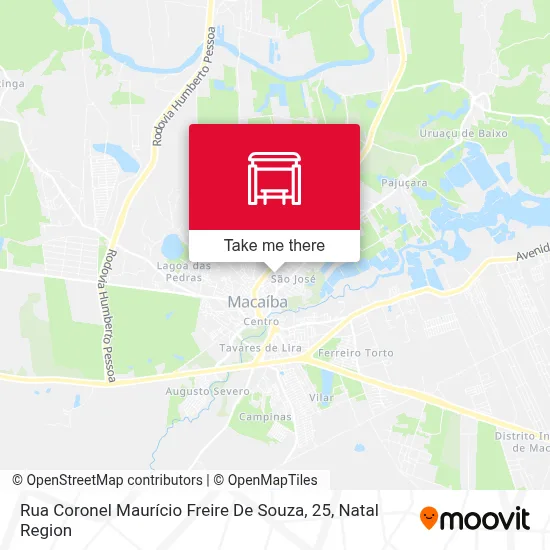 Rua Coronel Maurício Freire De Souza, 25 map