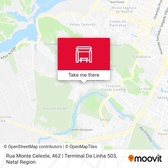 Rua Monte Celeste, 462 | Terminal Da Linha 503 map