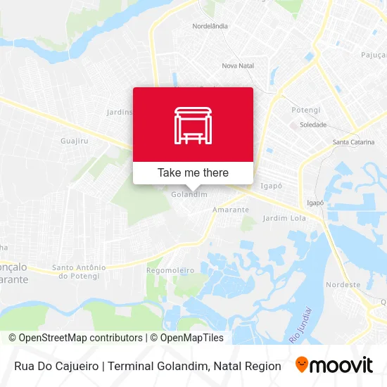 Rua Do Cajueiro | Terminal Golandim map