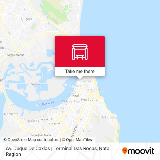 Mapa Av. Duque De Caxias | Terminal Das Rocas