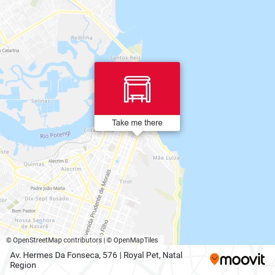 Av. Hermes Da Fonseca, 576 | Royal Pet map