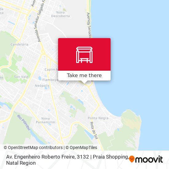 Av. Engenheiro Roberto Freire, 3132 | Praia Shopping map