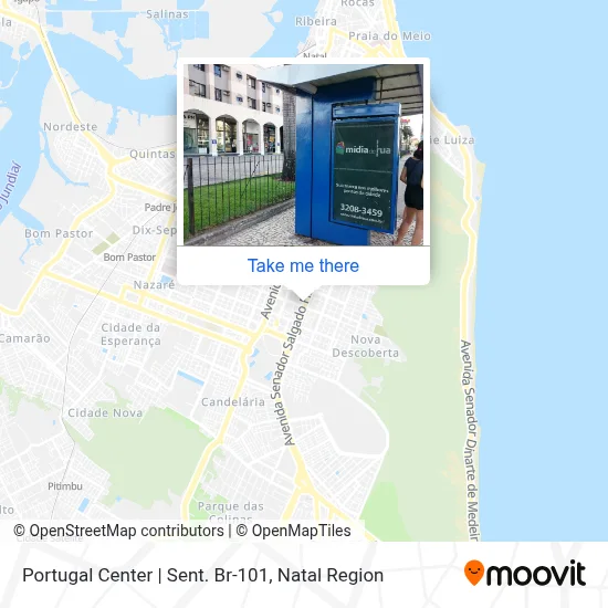 Portugal Center | Sent. Br-101 map