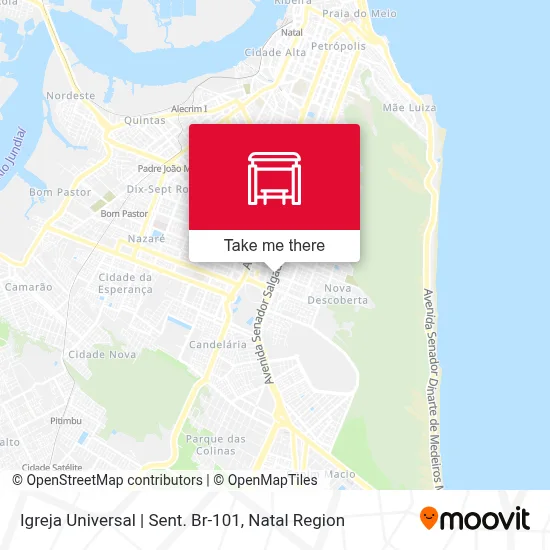 Igreja Universal | Sent. Br-101 map