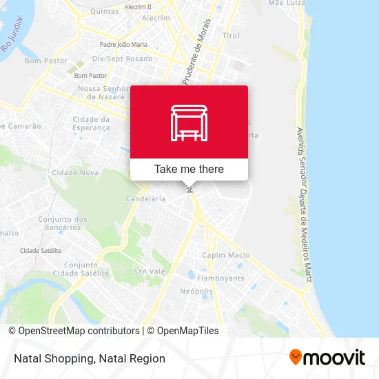 Natal Shopping map