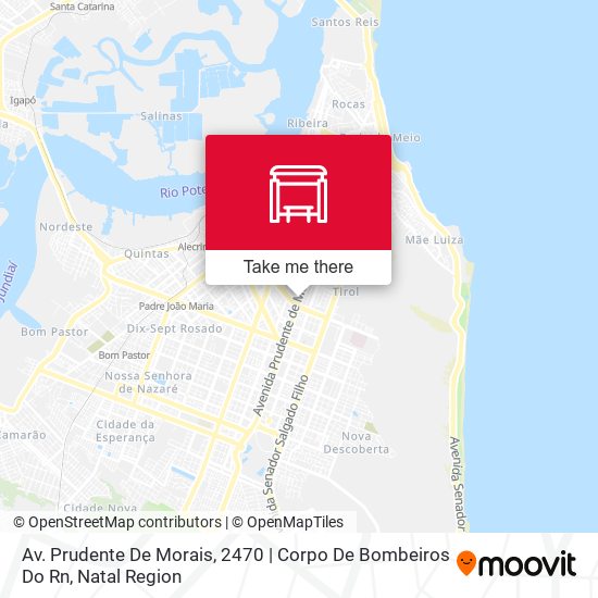 Av. Prudente De Morais, 2470 | Corpo De Bombeiros Do Rn map