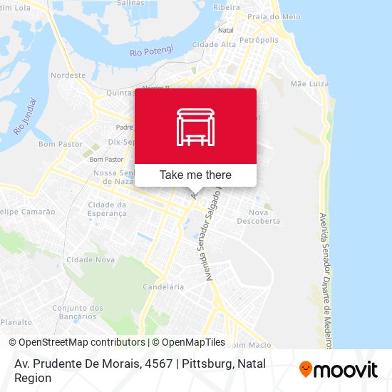 Mapa Av. Prudente De Morais, 4567 | Pittsburg