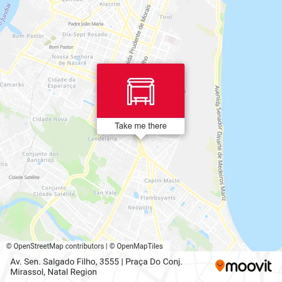 Av. Sen. Salgado Filho, 3555 | Praça Do Conj. Mirassol map