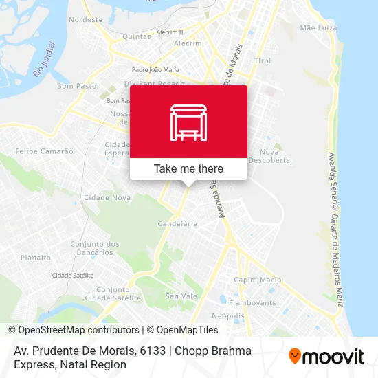 Av. Prudente De Morais, 6133 | Chopp Brahma Express map