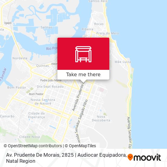 Av. Prudente De Morais, 2825 | Audiocar Equipadora map