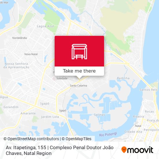 Av. Itapetinga, 155 | Complexo Penal Doutor João Chaves map
