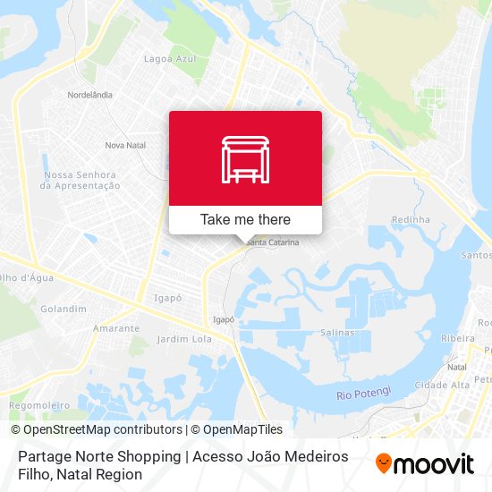 Partage Norte Shopping | Acesso João Medeiros Filho map