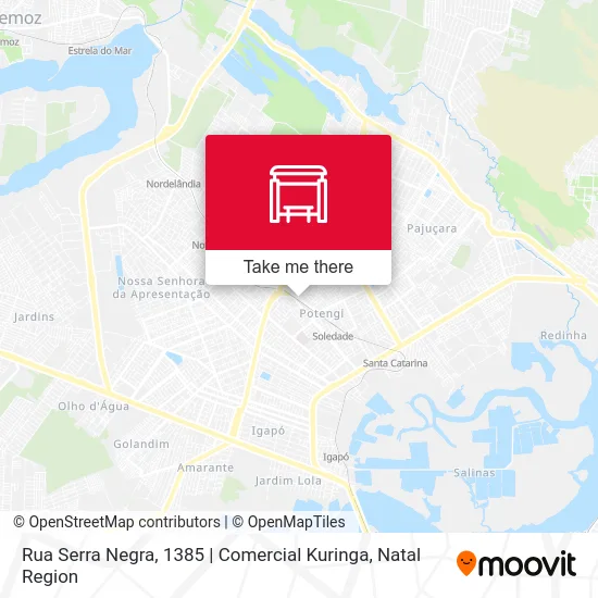 Rua Serra Negra, 1385 | Comercial Kuringa map