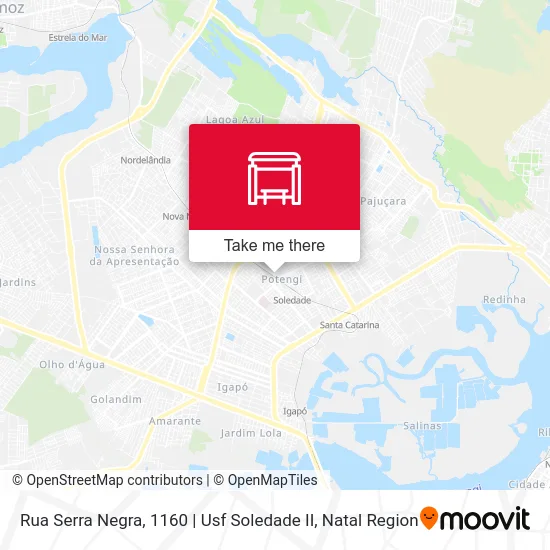 Rua Serra Negra, 1160 | Usf Soledade II map