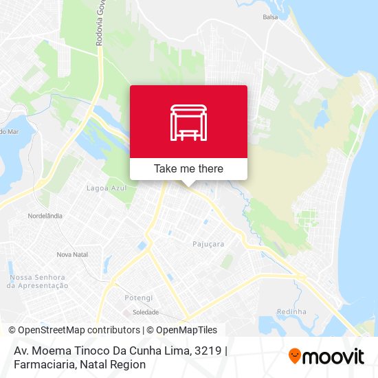 Mapa Av. Moema Tinoco Da Cunha Lima, 3219 | Farmaciaria