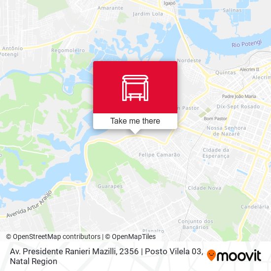 Av. Presidente Ranieri Mazilli, 2356 | Posto Vilela 03 map