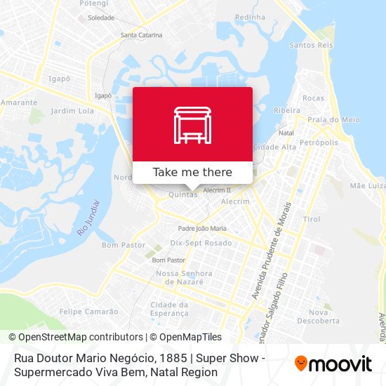 Rua Doutor Mario Negócio, 1885 | Super Show - Supermercado Viva Bem map