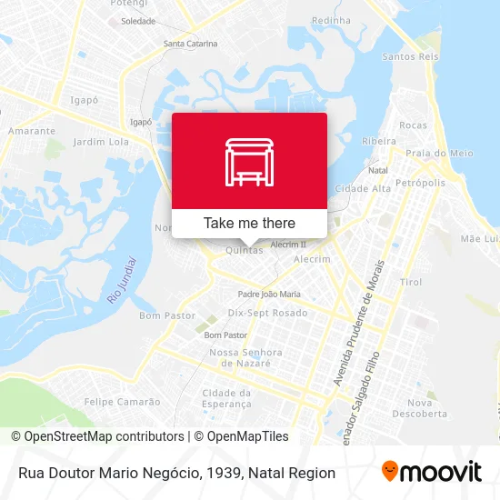 Rua Doutor Mario Negócio, 1939 map