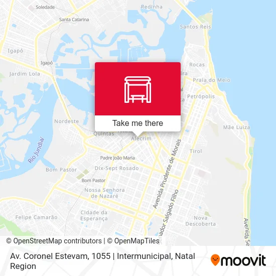 Av. Coronel Estevam, 1055 | Intermunicipal map