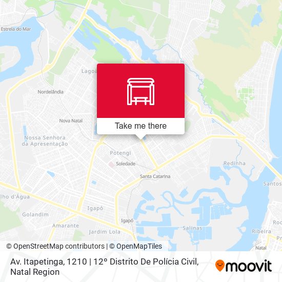 Av. Itapetinga, 1210 | 12º Distrito De Polícia Civil map