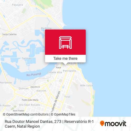 Mapa Rua Doutor Manoel Dantas, 273 | Reservatório R-1 Caern